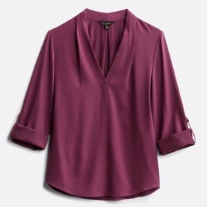 Goldray Light Maroon Blouse